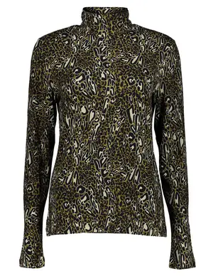 Geisha T-shirt col AOP L/S 22526-60