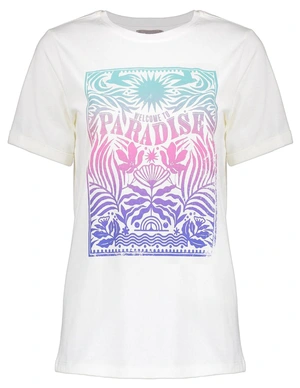 Geisha T-shirt met colorful print 52373-24