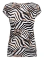 Geisha T-shirt round neck jersey AOP 52446-60 KATE
