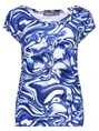 Geisha T-shirt round neck jersey AOP 52446-60 KATE