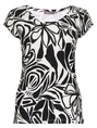 Geisha T-shirt round neck jersey AOP 52446-60 KATE