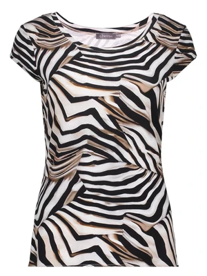 Geisha T-shirt round neck jersey AOP 52446-60 KATE
