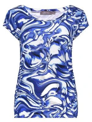 Geisha T-shirt round neck jersey AOP 52446-60 KATE