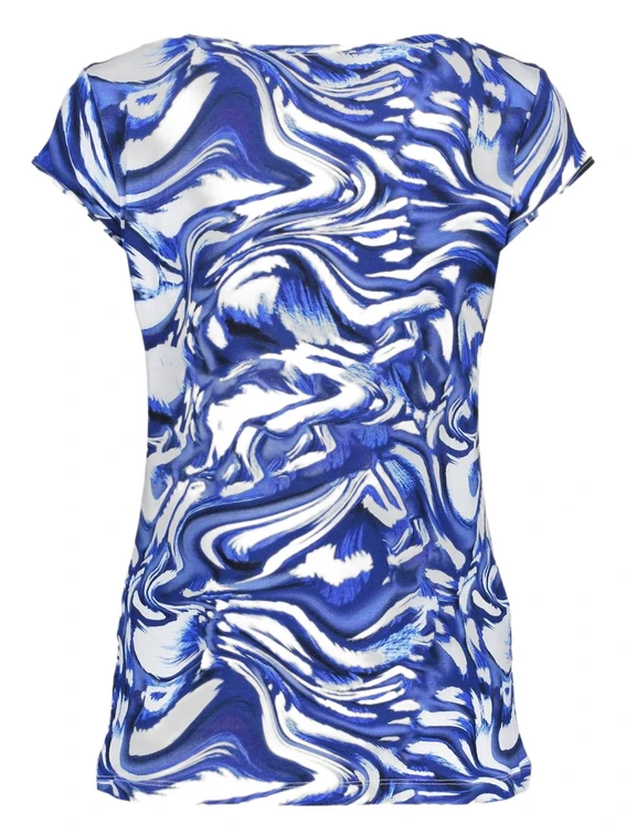 Geisha T-shirt round neck jersey AOP 52446-60 KATE