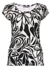 Geisha T-shirt round neck jersey AOP 52446-60 KATE