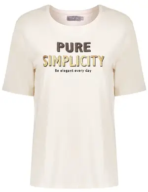 Geisha T-shirt sequinces 32615-41