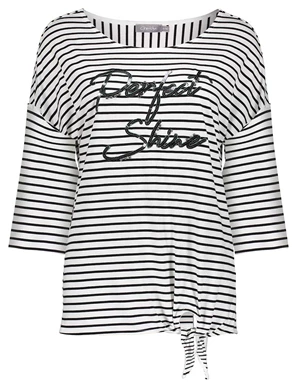 Geisha T-shirt stripes 22061-49