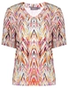Geisha T-shirt v-neck jersey AOP 52445-60 JAZZ