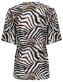 Geisha T-shirt v-neck jersey AOP 52445-60 JAZZ