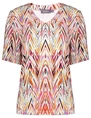 Geisha T-shirt v-neck jersey AOP 52445-60 JAZZ
