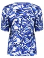 Geisha T-shirt v-neck jersey AOP 52445-60 JAZZ