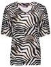 Geisha T-shirt v-neck jersey AOP 52445-60 JAZZ