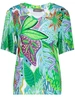 Geisha T-shirt v-neck jersey AOP 52445-60 JAZZ
