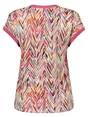 Geisha T-shirt with rib jersey AOP 52447-60 SARAH