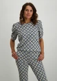 Geisha Top jaqcuard s/sl 53160-70