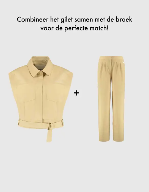 Harper & Yve KATIE GILET SS25N204