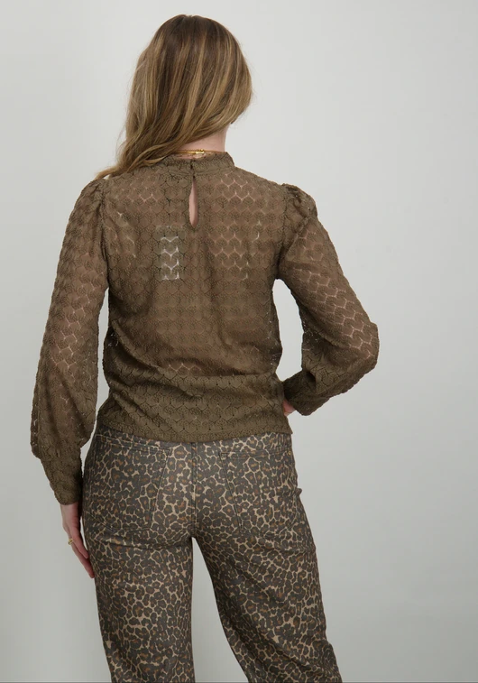 Jacqueline de Yong JDYAVERY L/S LACE TOP JRS NOOS 15268408