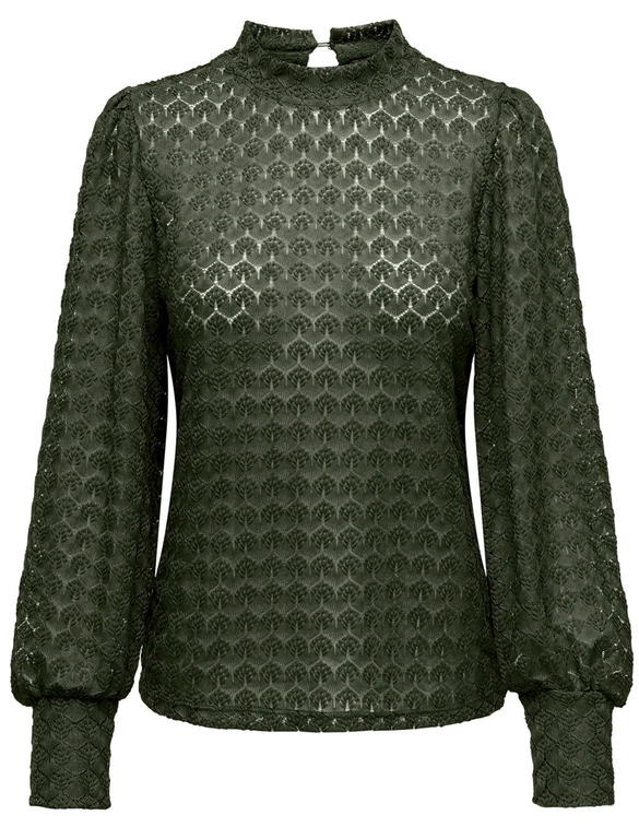 Jacqueline de Yong JDYAVERY L/S LACE TOP JRS NOOS 15268408