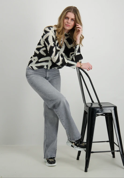 Jacqueline de Yong JDYBASE L/S HIGH NECK KEYHOLE TOP W 15336122