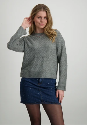 Jacqueline de Yong JDYBIGUM L/S O-NECK PULLOVER KNT 15328356