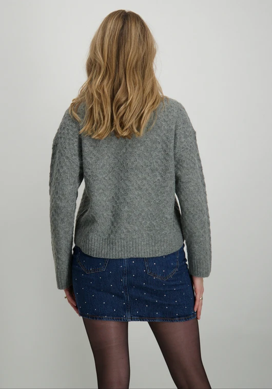 Jacqueline de Yong JDYBIGUM L/S O-NECK PULLOVER KNT 15328356