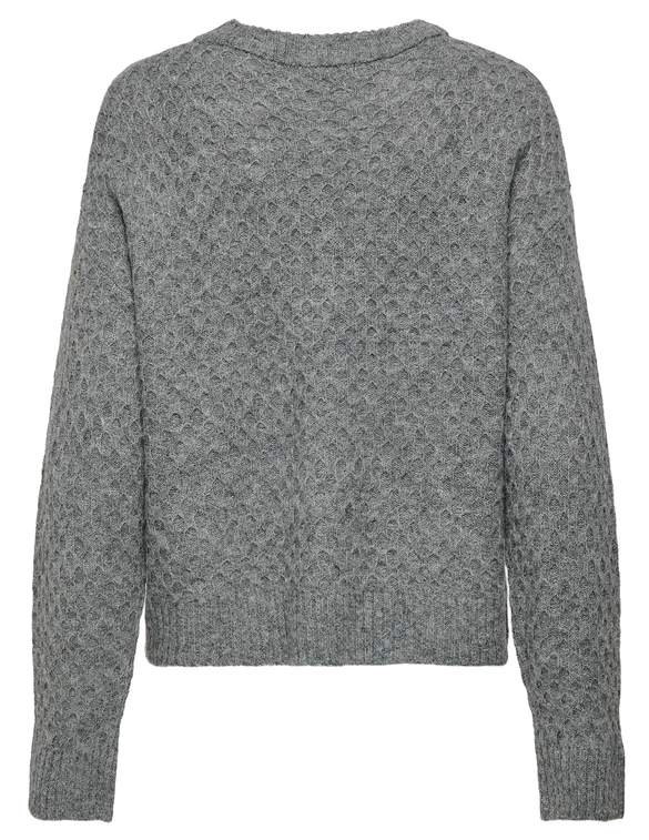 Jacqueline de Yong JDYBIGUM L/S O-NECK PULLOVER KNT 15328356
