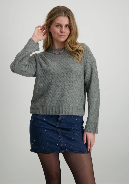 Jacqueline de Yong JDYBIGUM L/S O-NECK PULLOVER KNT 15328356