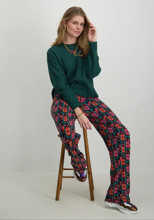 Jacqueline de Yong JDYBIGUM L/S O-NECK PULLOVER KNT 15328356