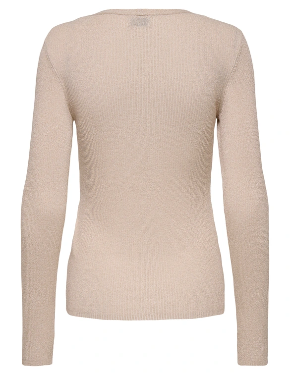Jacqueline de Yong JDYBODILLA LUREX L/S V-NECK PULLOVE 15335494