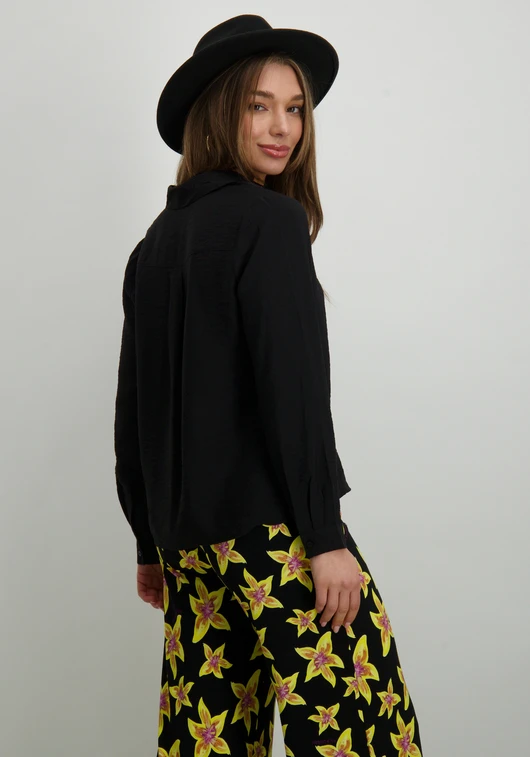 Jacqueline de Yong JDYCAMILLE L/S LOOSE V-NECK SHIRT W 15339012