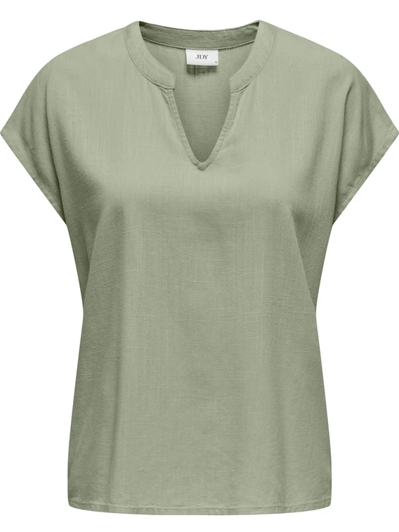 Jacqueline de Yong JDYCAYA LION LINEN S/S TOP WVN DIA 15346547