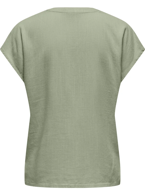 Jacqueline de Yong JDYCAYA LION LINEN S/S TOP WVN DIA 15346547