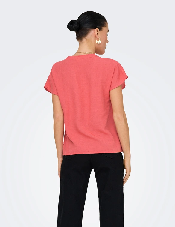 Jacqueline de Yong JDYCAYA LION LINEN S/S TOP WVN DIA 15346547