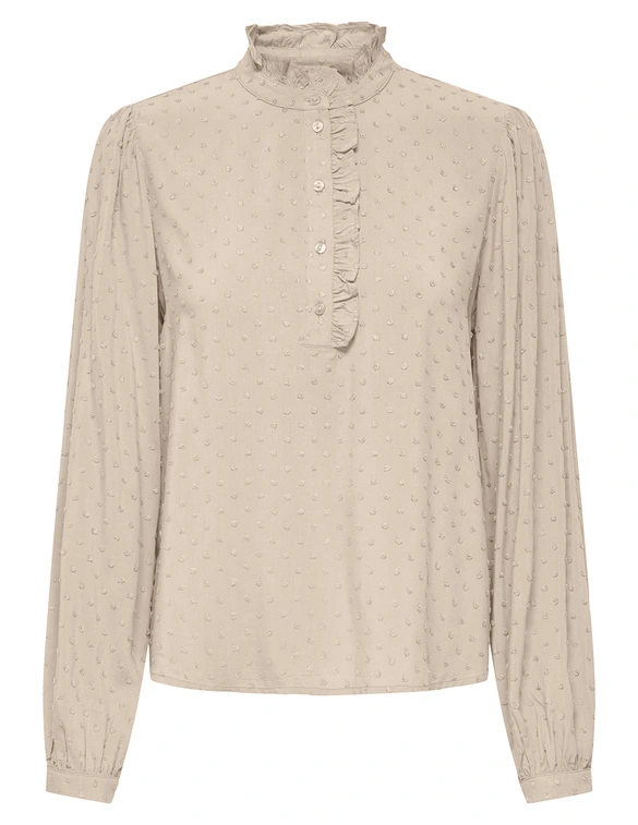 Jacqueline de Yong JDYDIANA LIFE L/S FRILL SHIRT WVN 15343798