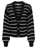 Jacqueline de Yong JDYELLEN L/S V-NECK STRIPE CARDIGAN 15328338