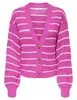 Jacqueline de Yong JDYELLEN L/S V-NECK STRIPE CARDIGAN 15328338