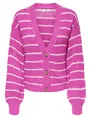 Jacqueline de Yong JDYELLEN L/S V-NECK STRIPE CARDIGAN 15328338