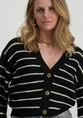 Jacqueline de Yong JDYELLEN L/S V-NECK STRIPE CARDIGAN 15328338