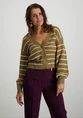 Jacqueline de Yong JDYELLEN L/S V-NECK STRIPE CARDIGAN 15328338