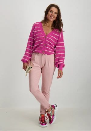 Jacqueline de Yong JDYELLEN L/S V-NECK STRIPE CARDIGAN 15328338