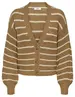 Jacqueline de Yong JDYELLEN L/S V-NECK STRIPE CARDIGAN 15328338