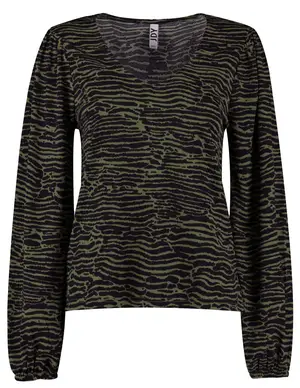 Jacqueline de Yong JDYKIRKBY LILJE L/S AOP TOP JRS 15244525