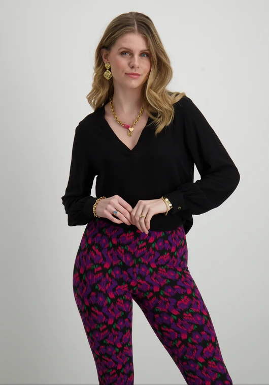 Jacqueline de Yong JDYLAUREL LIFE L/S V-NECK TOP WVN 15338849
