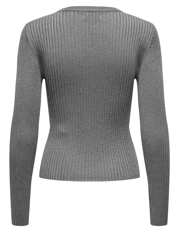 Jacqueline de Yong JDYPLUM LUREX L/S O-NECK PULLOVER K 15330569