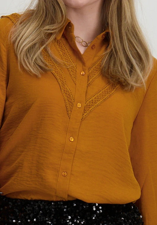 Jacqueline de Yong JDYRACHEL L/S LACE SHIRT WVN 15323271