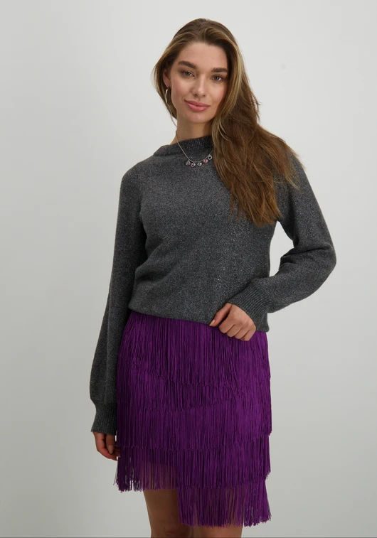 Jacqueline de Yong JDYRUE GLITTER L/S BOAT PULLOVE KNT 15330648