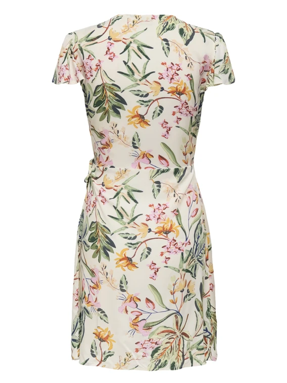 Jacqueline de Yong JDYSEZEN LIFE S/S WRAP DRESS WVN DI 15351572