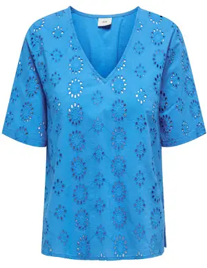 Jacqueline de Yong JDYTALLIE S/S V-NECK TOP WVN 15328180