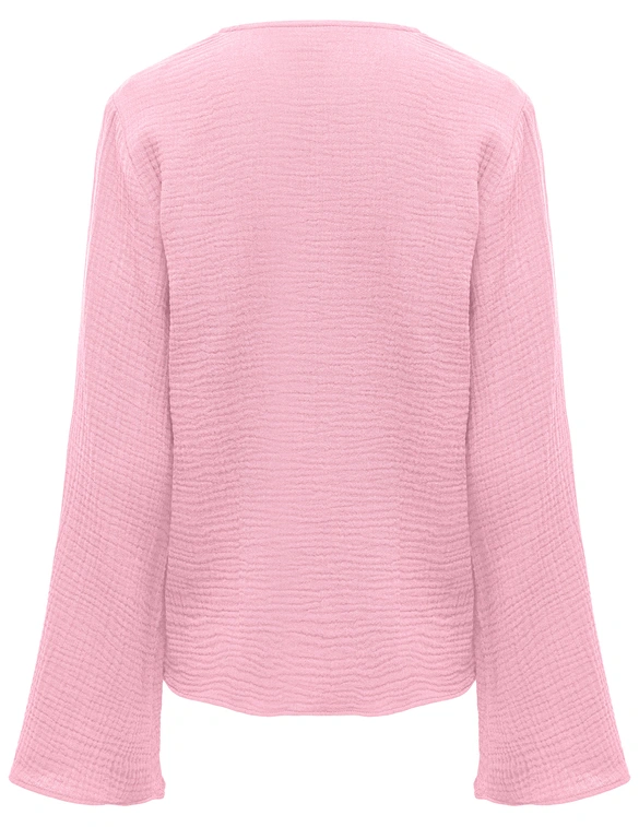Jacqueline de Yong JDYTHEIS LIFE L/S TOP WVN DIA 15341079
