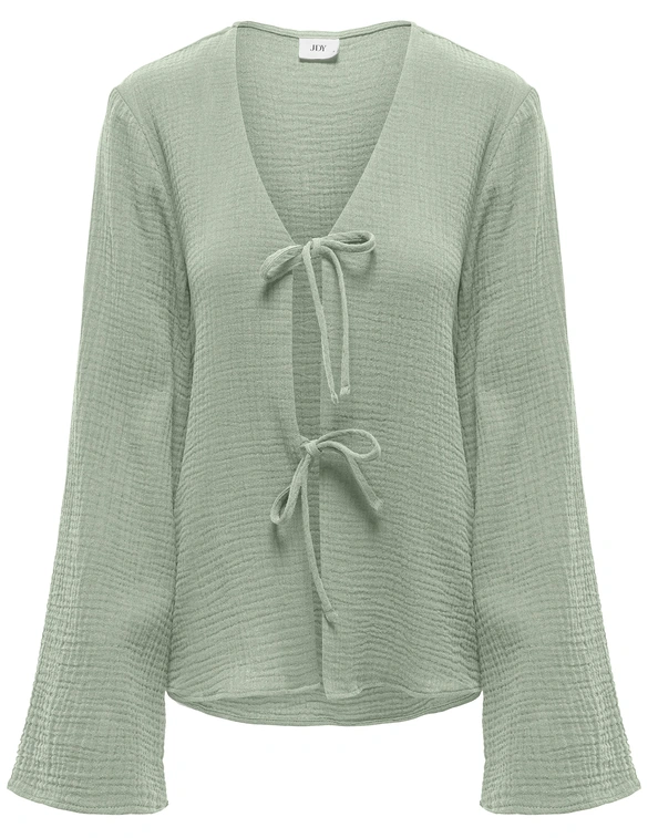 Jacqueline de Yong JDYTHEIS LIFE L/S TOP WVN DIA 15341079